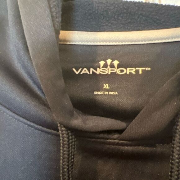 Vansport Men’s Hoody Blue Sz.XL - Picture 4 of 4